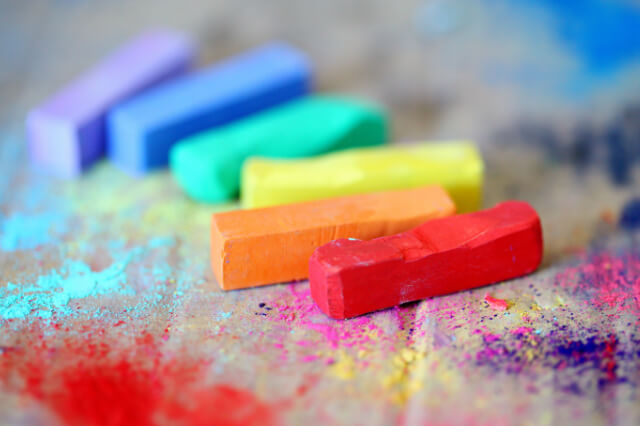 tizas colores